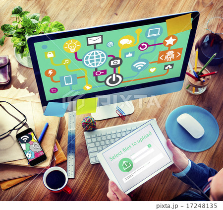 Connecting Internet Online Social Media Social Network Concept Connecting Internet Online Social Media Social Network Concept 17248135