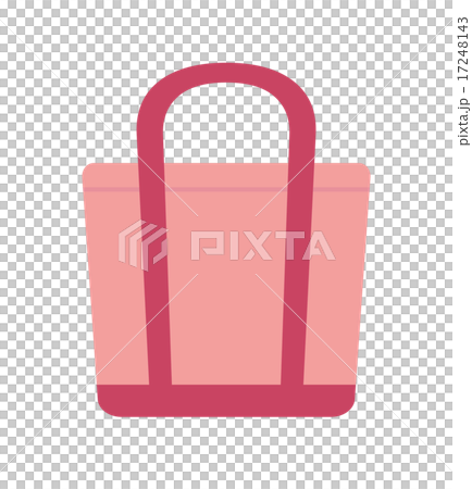 ピンクのトートバッグ ピンクのトートバッグ 17248143