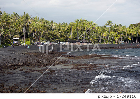 PUNALU'U BLACK SAND BEACH PARK,ハワイ島-3 17249116