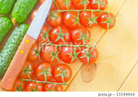 cucumber and tomato cucumber and tomato 17249939