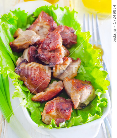 fried meat fried meat 17249954