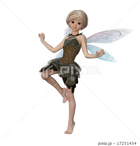 可愛い妖精　デフォルメ　perming3DCGイラスト素材 17251434
