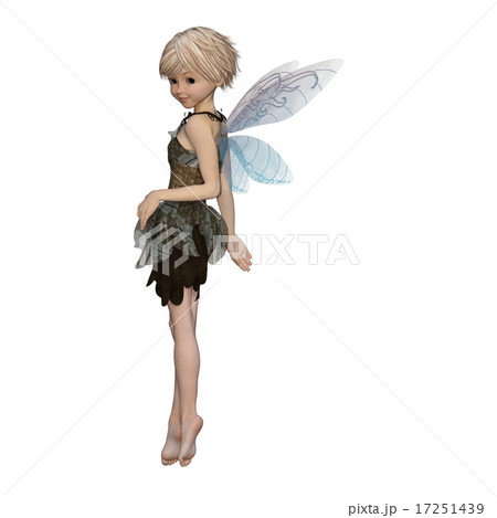 可愛い妖精 デフォルメ perming3DCGイラスト素材 可愛い妖精 デフォルメ perming3DCGイラスト素材 17251439