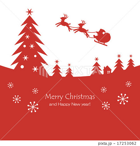 Reindeer Reindeers Christmas Tree Stock Illustration