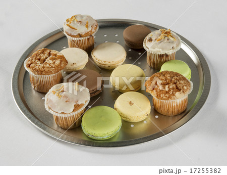 a tray of muffins and cookies a tray of muffins and cookies 17255382
