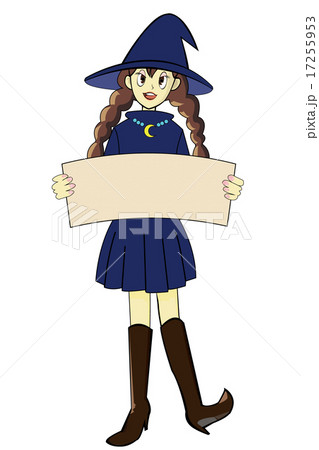 紙を持ったおさげ魔女 紙を持ったおさげ魔女 17255953