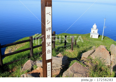 利尻島 ペシ岬展望台と灯台 利尻島 ペシ岬展望台と灯台 17256283