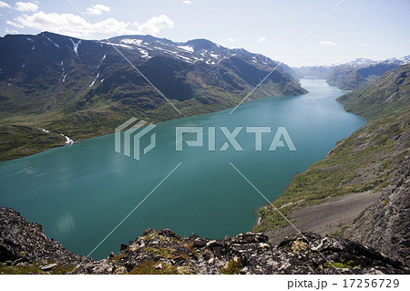 Besseggen Ridge in Jotunheimen Park, Norway Besseggen Ridge in Jotunheimen Park, Norway 17256729