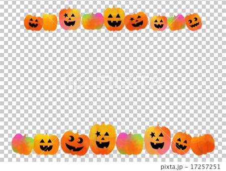 カボチャ　ジャックオーランタン　ハロウィン　背景 17257251