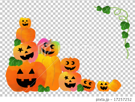 カボチャ　ジャックオーランタン　ハロウィン　背景 17257252