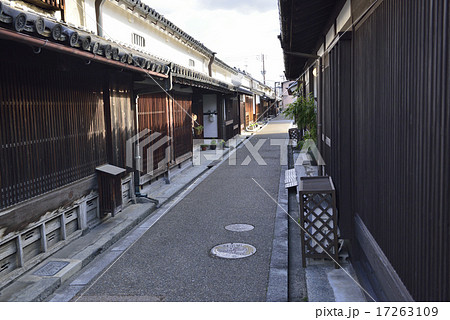 今井町の古民家群 奈良県 橿原市の写真素材