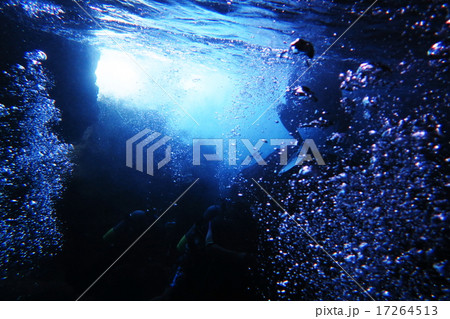 青の洞窟と気泡 青の洞窟と気泡 17264513