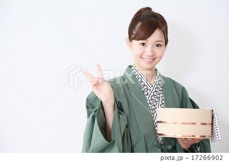 温泉　浴衣 17266902