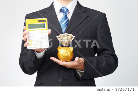 ビジネス　ボディパーツ　経理イメージ 17267171