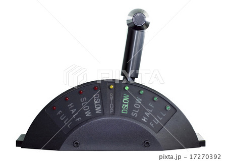 modern ships telegraph isolated on white Dead Slow modern ships telegraph isolated on white Dead Slow 17270392