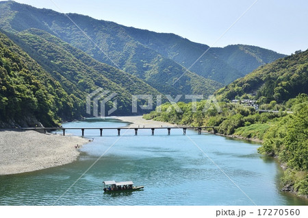 四万十川 岩間沈下橋  17270560
