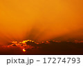 印象に残る夕焼け 17274793
