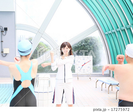 シニア　フィットネス　スイミング　イメージ 17275972