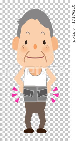 おじいちゃん_腰痛ベルト 17276210