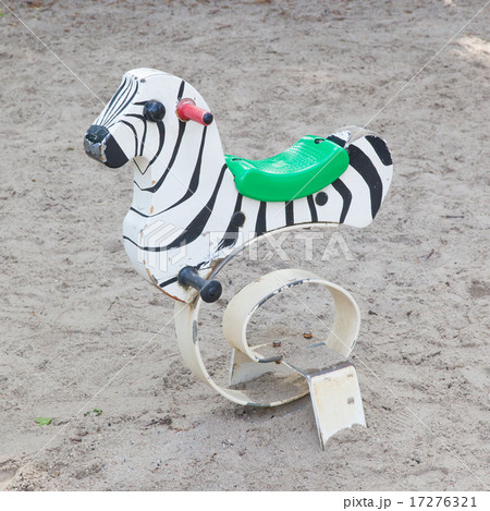 Spring zebra, outdoor toy for children 17276321