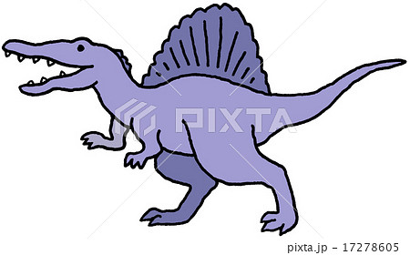 スピノサウルスのイラスト素材 17278605 Pixta