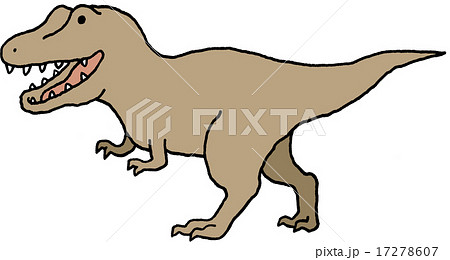 ティラノサウルスのイラスト素材 17278607 Pixta
