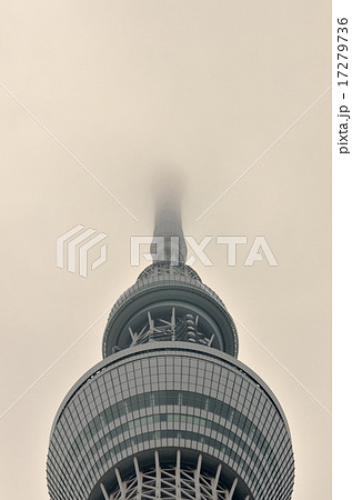 スカイツリー 雨の日 Skytree Rainydayの写真素材