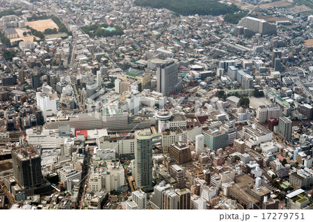 常磐線柏駅付近を空撮 常磐線柏駅付近を空撮 17279751