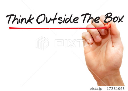 Think Outside The Box, business concept.. Think Outside The Box, business concept.. 17281063