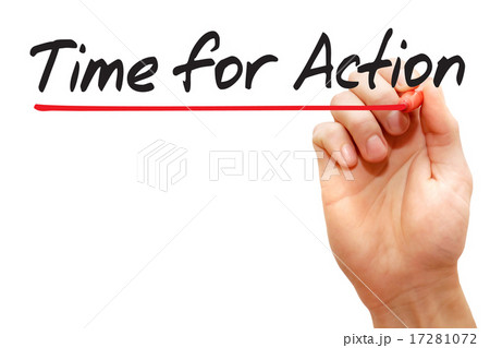 Hand writing Time for Action, business concept.. Hand writing Time for Action, business concept.. 17281072