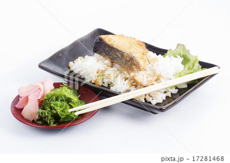 Grilled Salmon Teriyaki with rice Grilled Salmon Teriyaki with rice 17281468