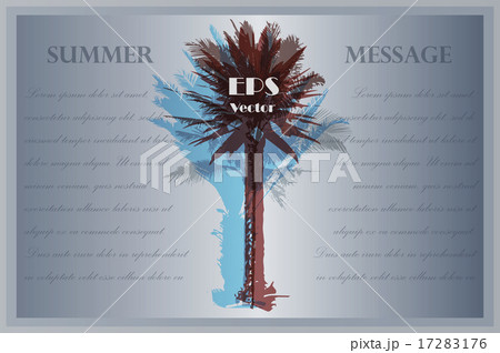 Template with palm trees 17283176