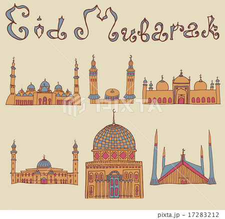 doodles of mosques doodles of mosques 17283212
