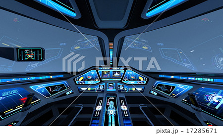コックピットのイラスト素材