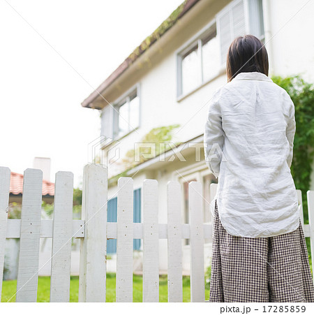 白い柵 白い柵 17285859