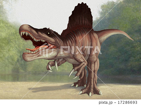 スピノサウルスのイラスト素材 17286693 Pixta