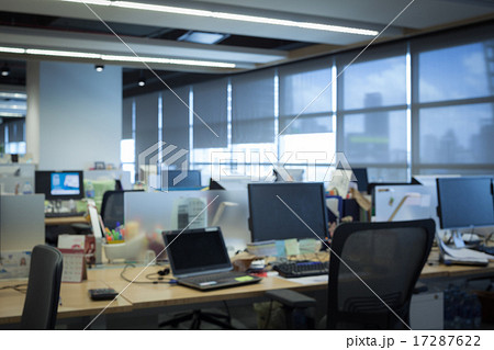 abstract office with computer blur background abstract office with computer blur background 17287622