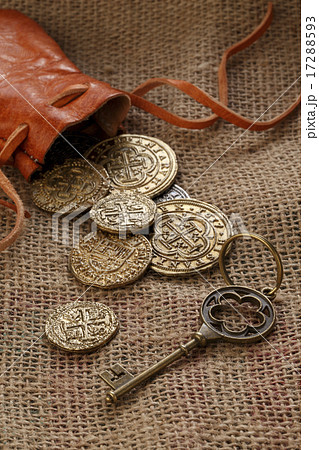 古い金貨とかぎ/スペインの旧金貨 古い金貨とかぎ/スペインの旧金貨 17288593