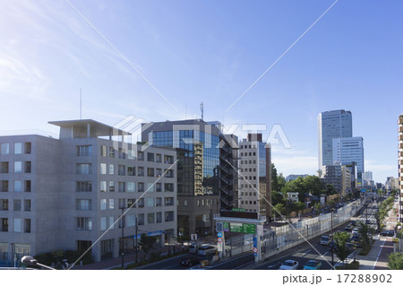 新しくなった山手通りから中野坂上　高層ビル群を望む　再開発が進む新宿5丁目より 17288902