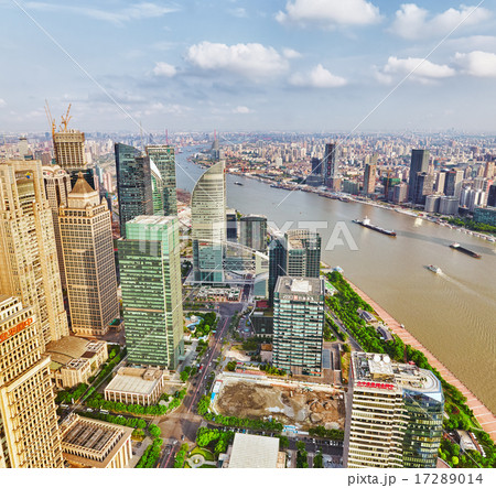 Beautiful view skyscrapers, Shanghai, China Beautiful view skyscrapers, Shanghai, China 17289014