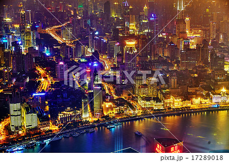 Beautiful view of  Shanghai  17289018