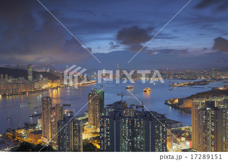 Devil s Peak view hong kong night 17289151