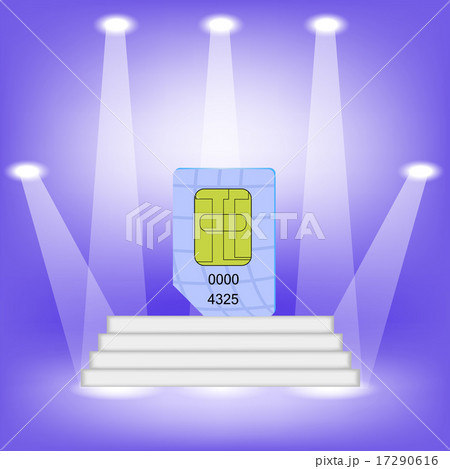 Blue SIM Card 17290616
