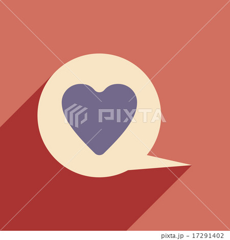 Flat with shadow icon and mobile application logo advice 17291402