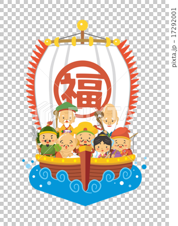 七福神と宝船 17292001
