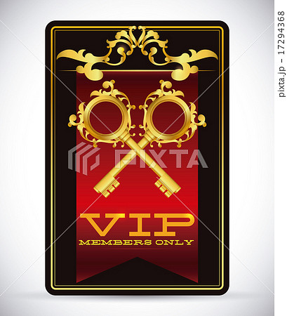 VIP card design. 17294368