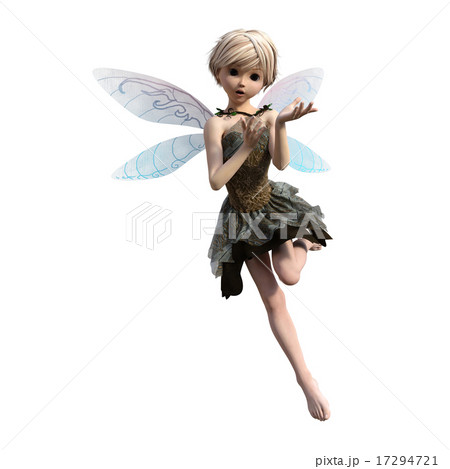 可愛い妖精 デフォルメ perming3DCGイラスト素材 可愛い妖精 デフォルメ perming3DCGイラスト素材 17294721
