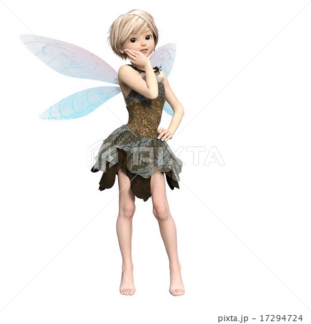 可愛い妖精　デフォルメ　perming3DCGイラスト素材 17294724