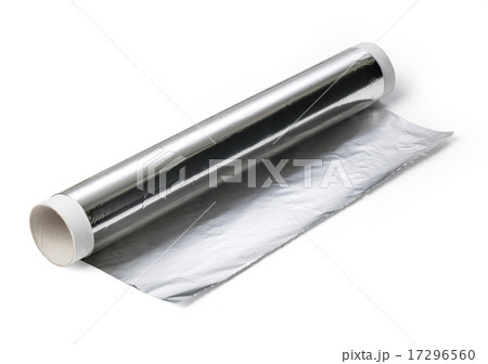 aluminium foil roll isolated aluminium foil roll isolated 17296560