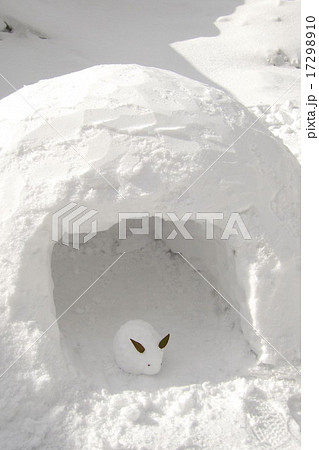 かまくら 雪うさぎ かまくら 雪うさぎ 17298910